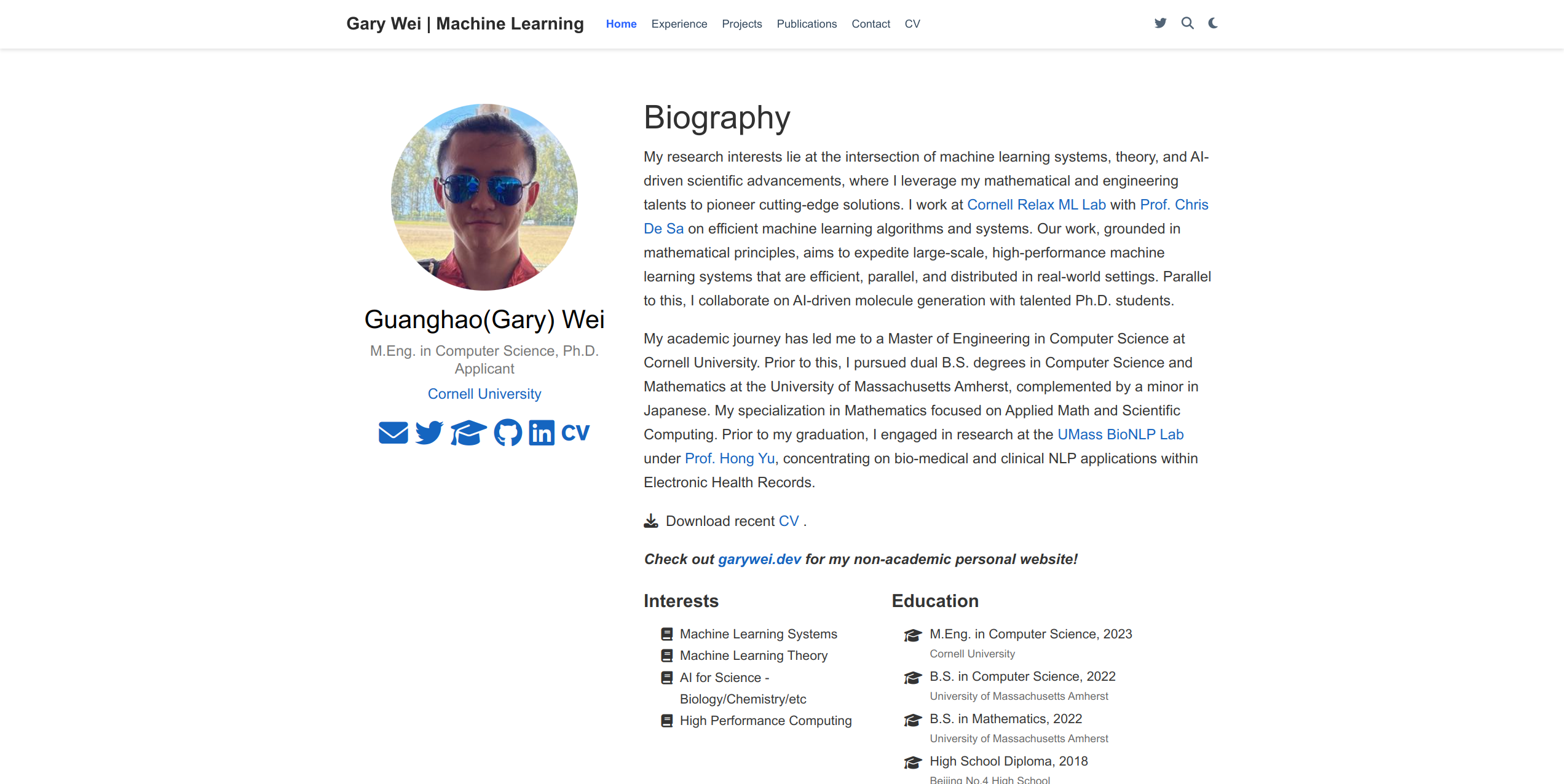 Academic Profile